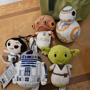 Funko Star Wars Princess Leia+4 Hallmark Star Wars, Itty Bitty's.